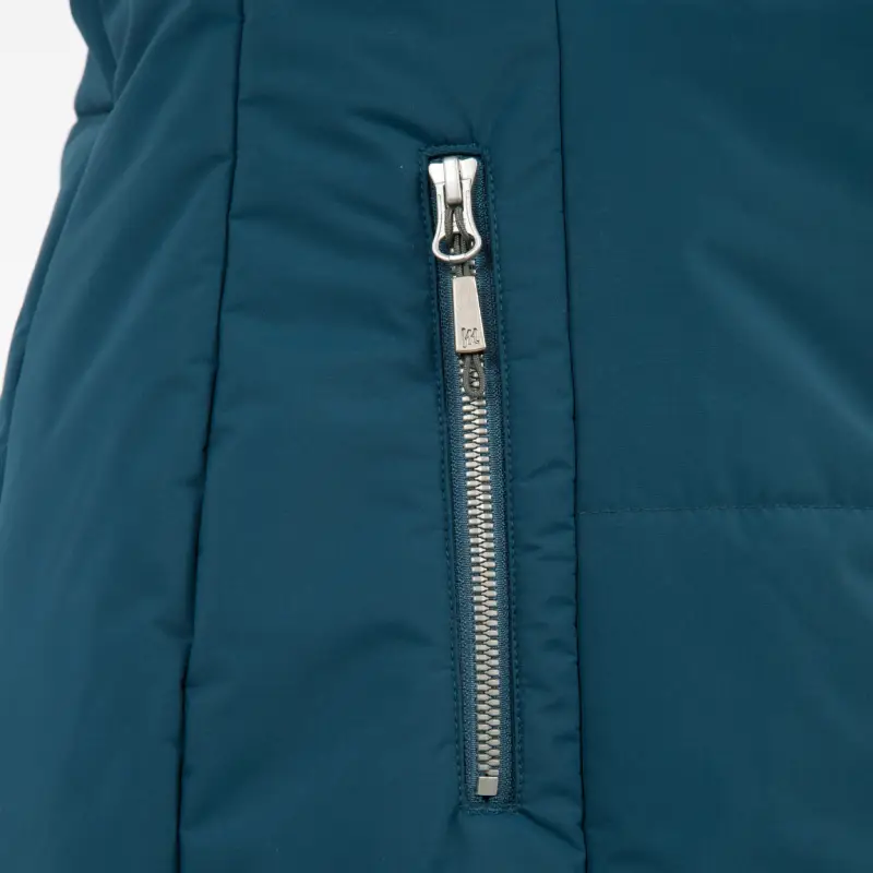Detail of hand warmer pocket on UNIVERSITY winter jacket - 44694