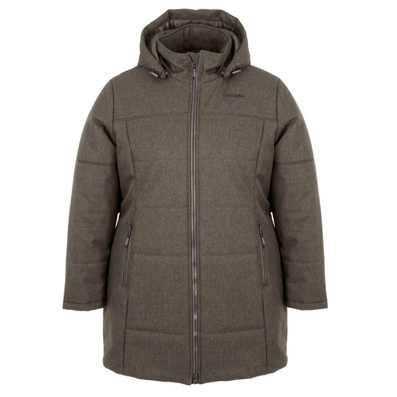 Manteau d'hiver grande taille YORKDALE, taupe, devant, 44712O