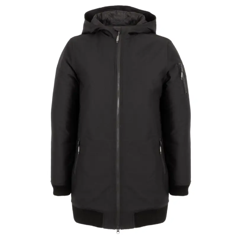 44696-Women's BOMBA winter jacket, front, black