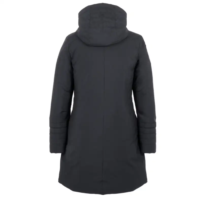 Manteau d'hiver SLEEK pour femme, marine, dos-44714