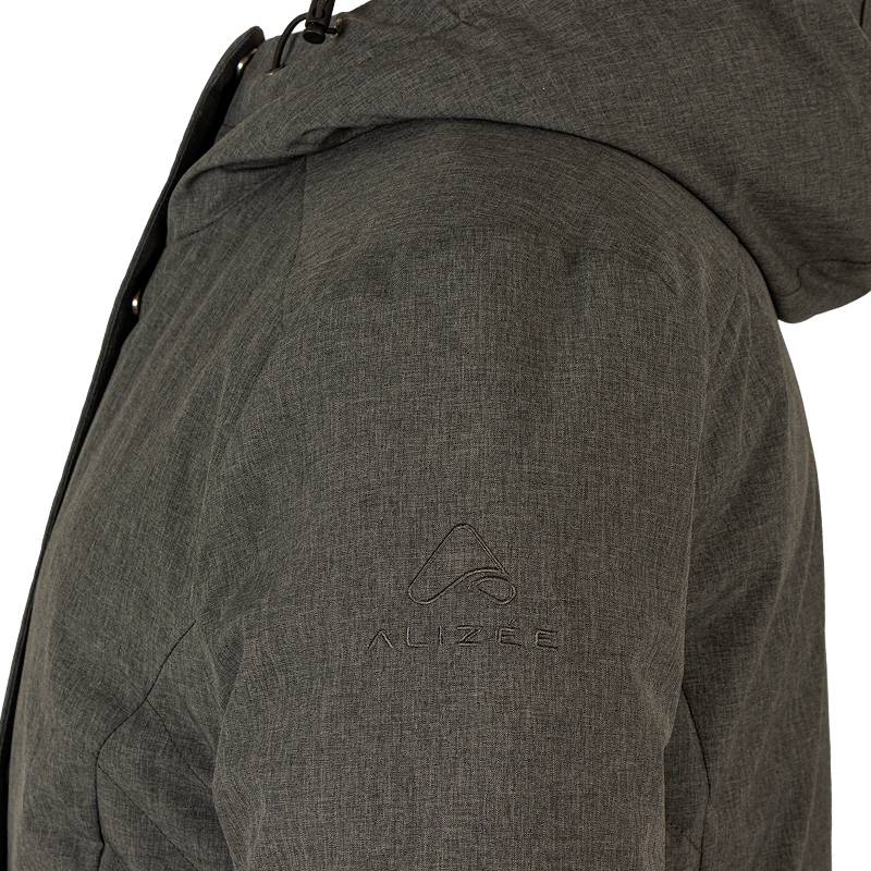 44714- Manteau d'hiver Sleek  pour femme, logo Alizée sur manche gauche