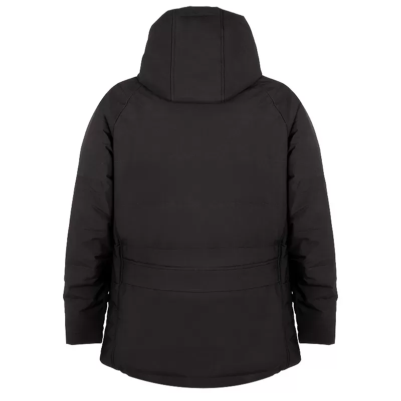 43705-BASE men's winter jacket, back, Black