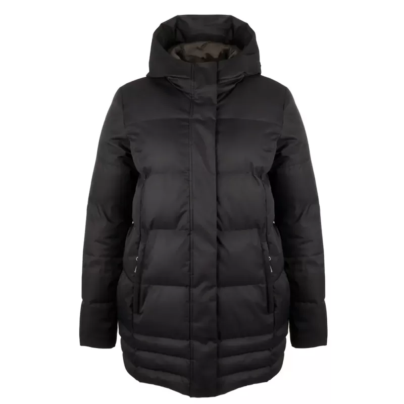 44737-COCOON winter jacket, front, black