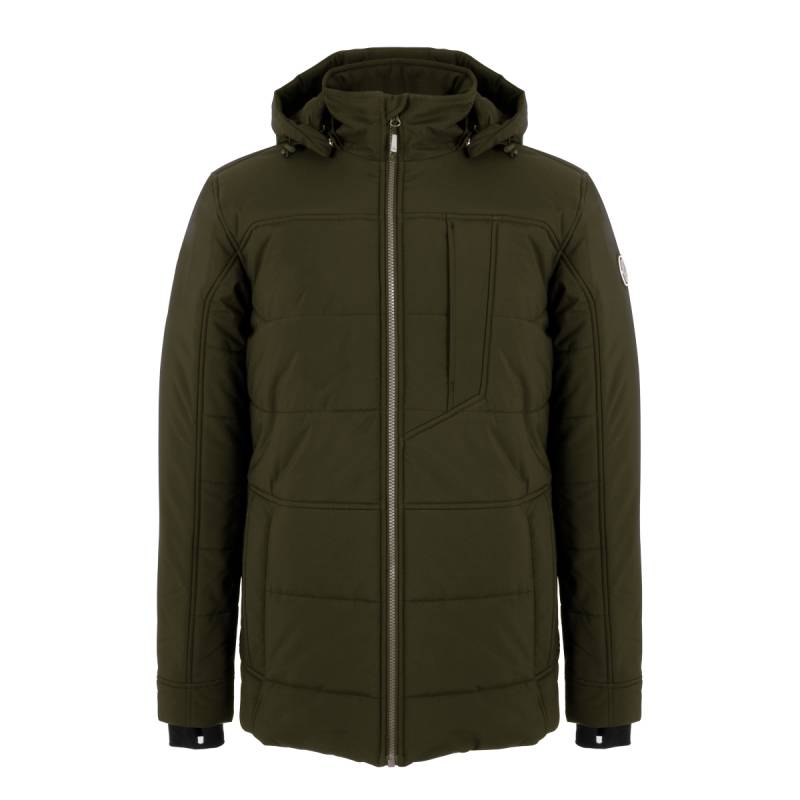 Men's winter jacket SUIT, algae, front