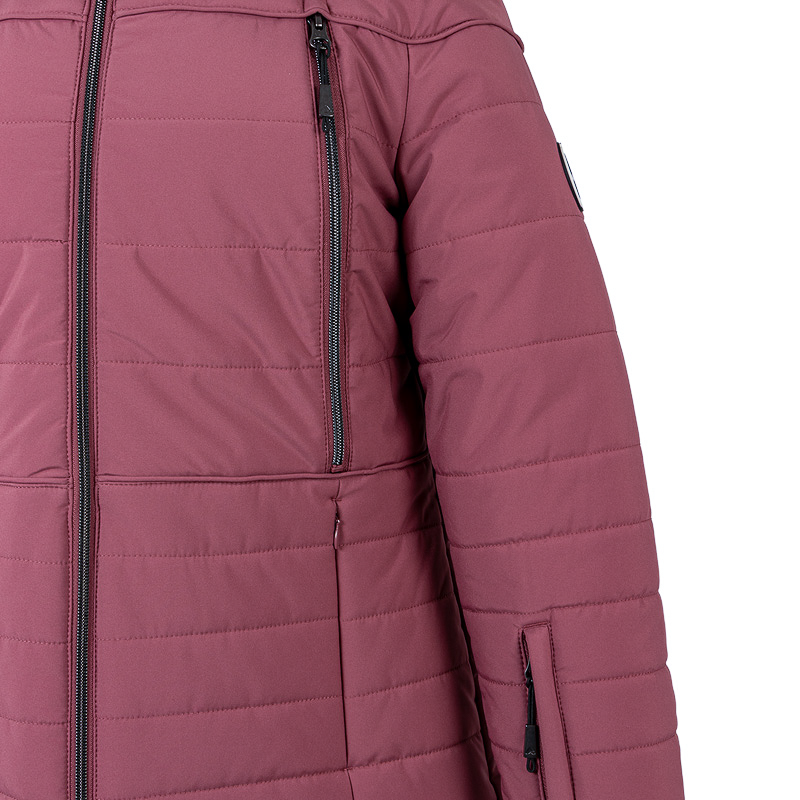 44755- Manteau d'hiver New Lady pour femme, baie,détail poche réchauffe-main avec fermeture éclair