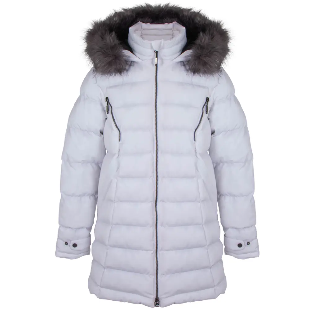 44758-Manteau d'hiver pour femme ELEMENT, devant, blanc