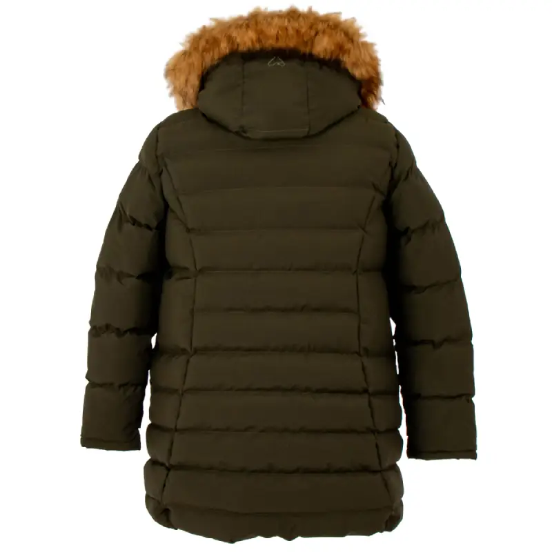 44758O-ELEMENT women's winter jacket plus size, algae, back