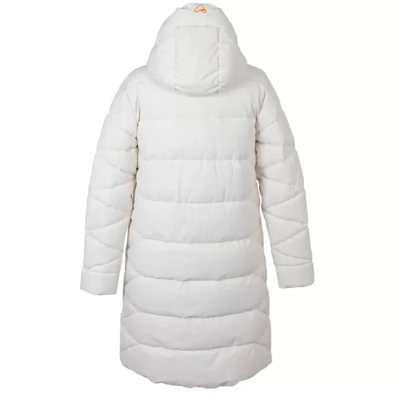 44768-NEST winter jacket, white-orange, back