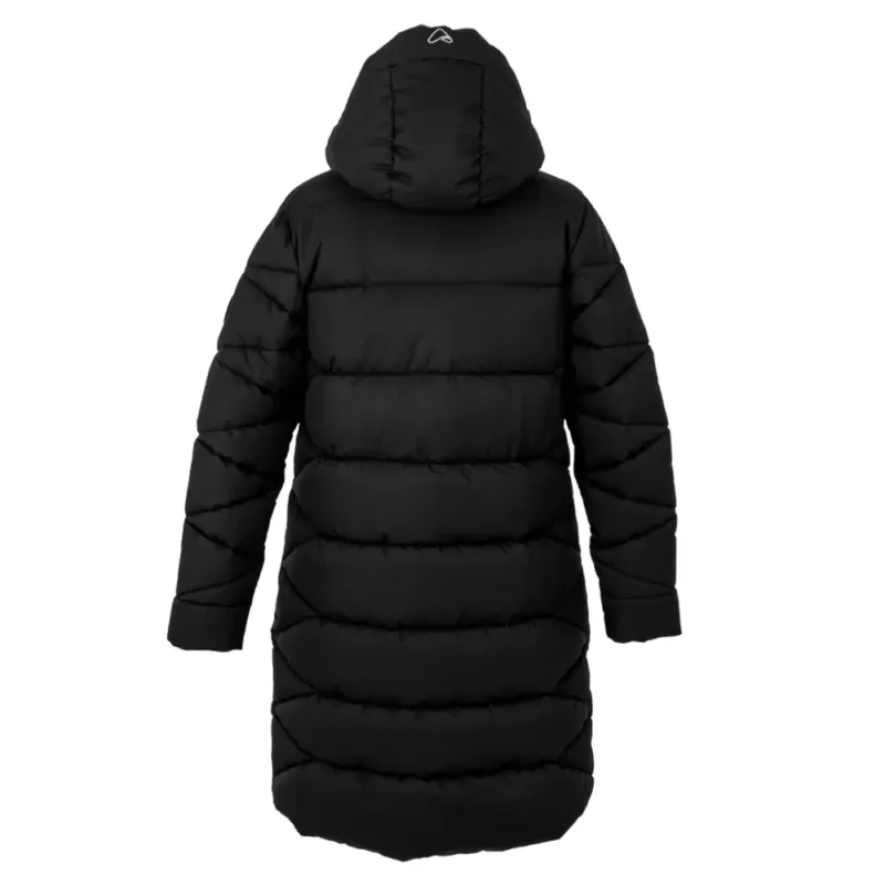 44768-Manteau d'hiver NEST, noir-blanc, dos