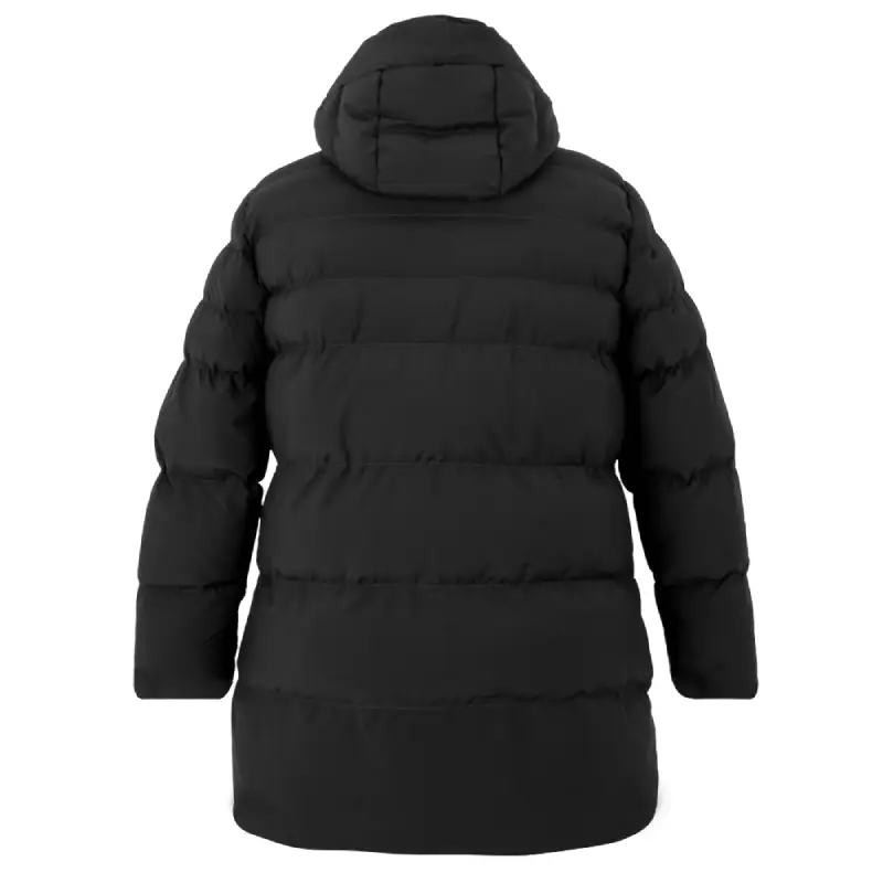 Manteau d’hiver grande taille – SLACK – 44757O noir dos