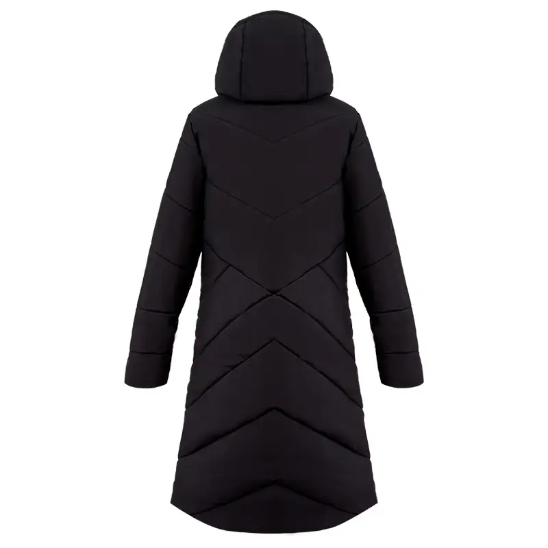 44752-Winter jacket long COSMO, black, back