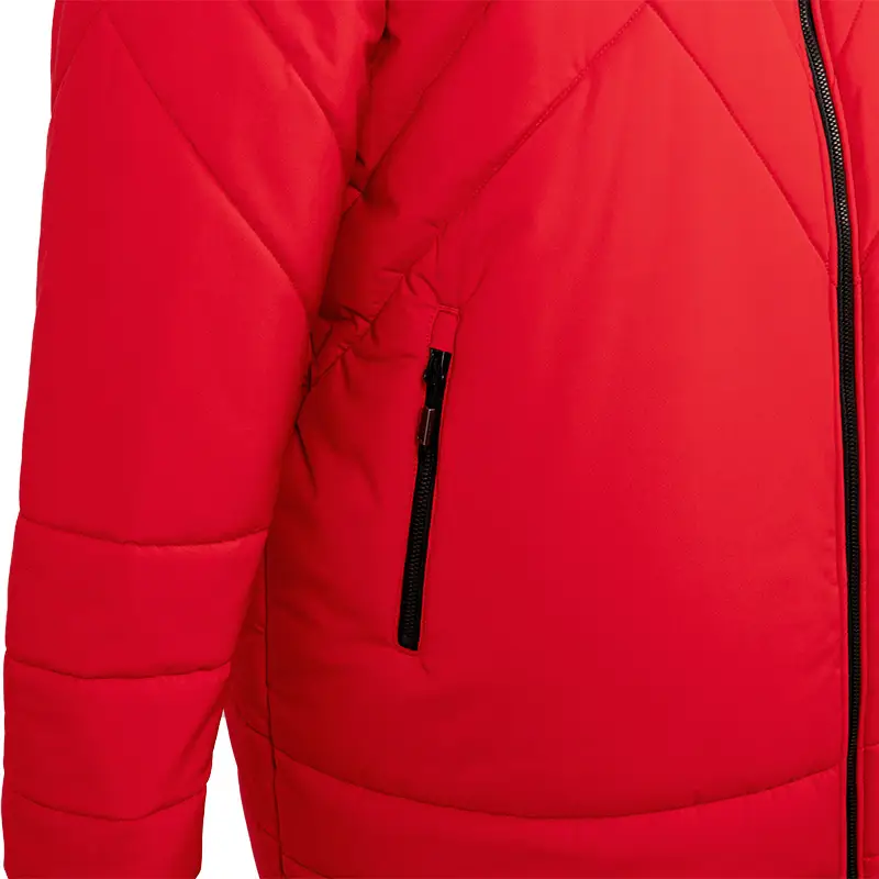 44778O-Manteau d'hiver grande taille ROCKIES pour femme, Pekin, détail d'une poche réchauffe-mains avec fermeture éclair