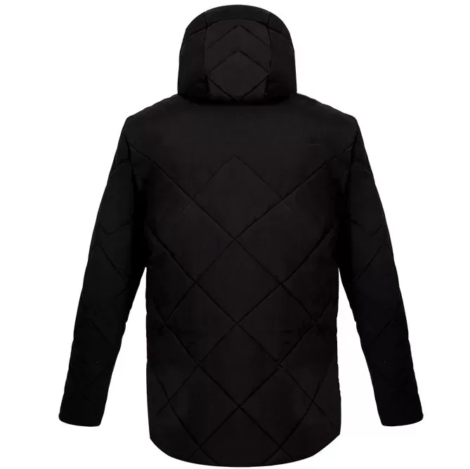 43739-MOGUL men's winter coat, black, back