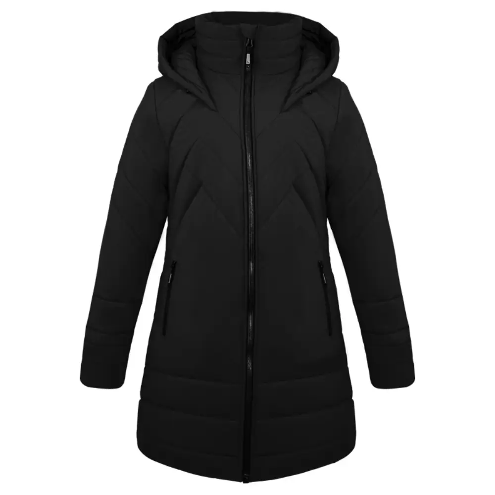 44778-Women's winter coat ROCKIES, black, front