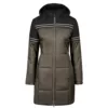 44710-Manteau d'hiver COLLEGIATE, taupe-noir