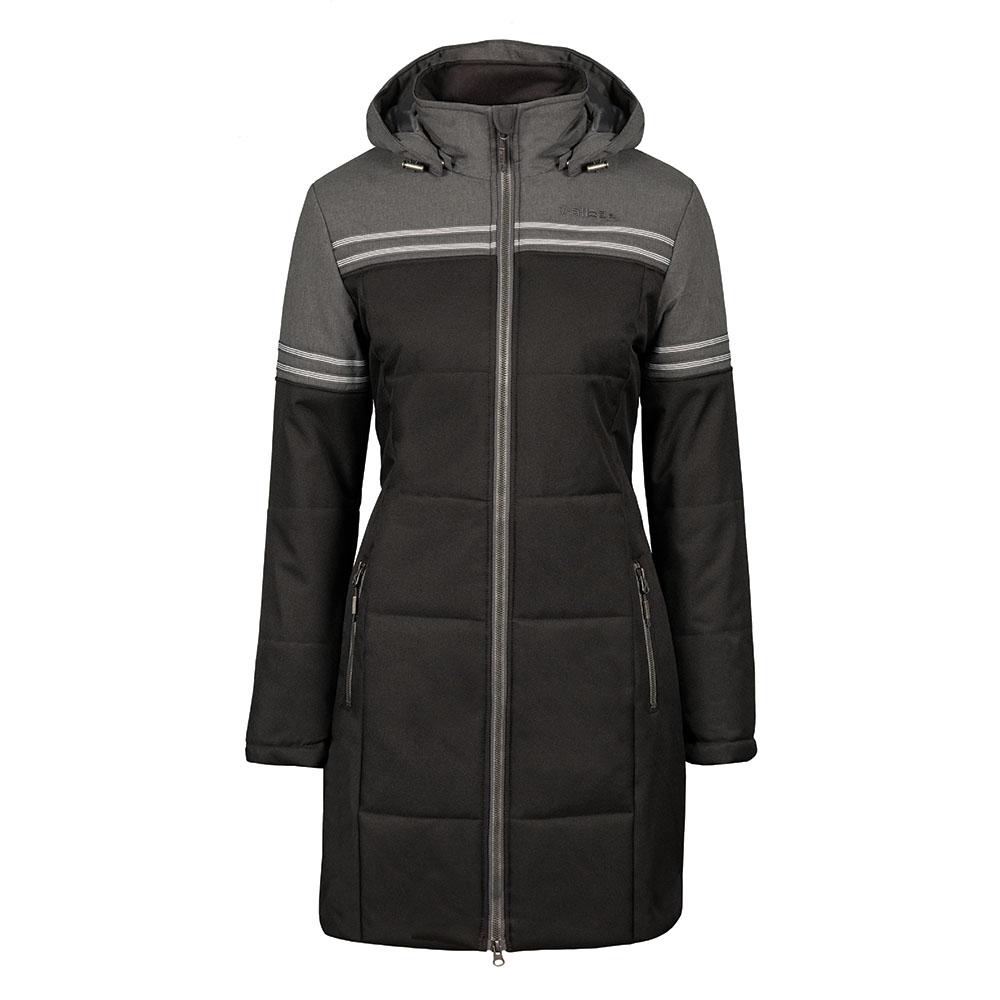 Women's winter jacket black and grey COLLEGIATE 44710