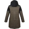 44710- Manteau d'hiver Collegiate pour femme, Taupe-noir, dos