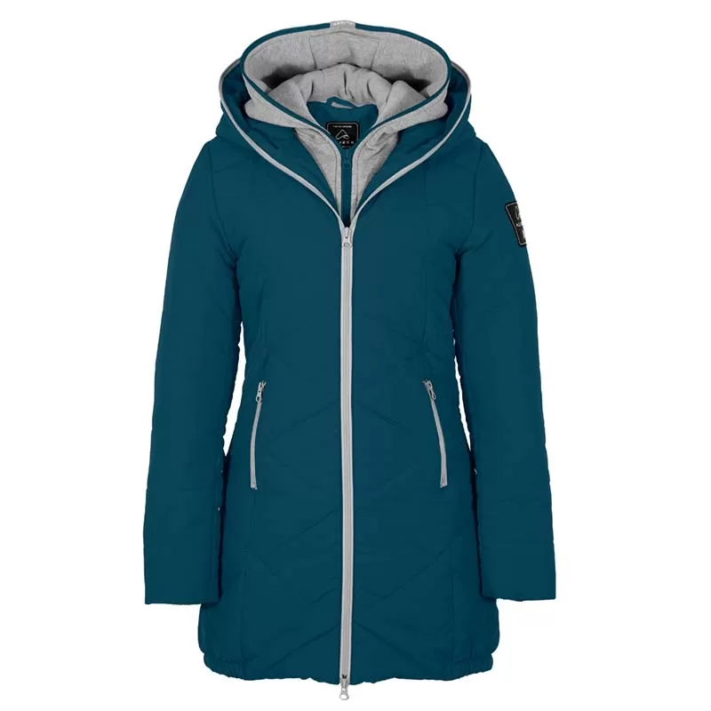 44684-Manteau d'hiver pour femme ZIGZAG, bleu abysse