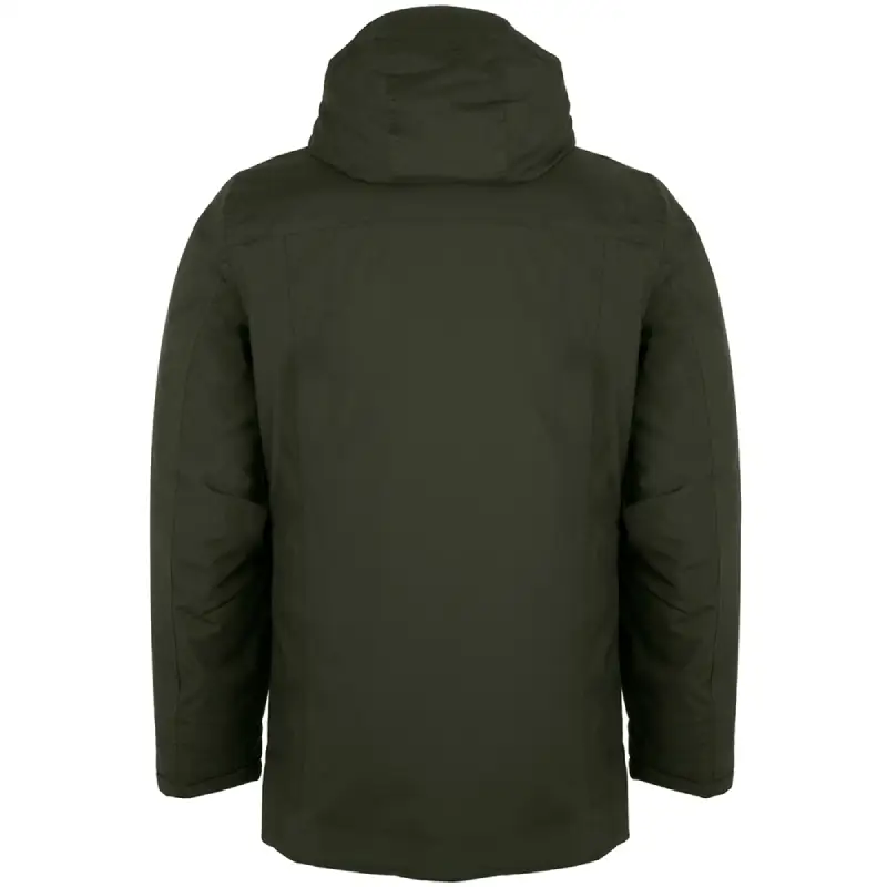 43707-Men's winter jacket PARK, algue, back