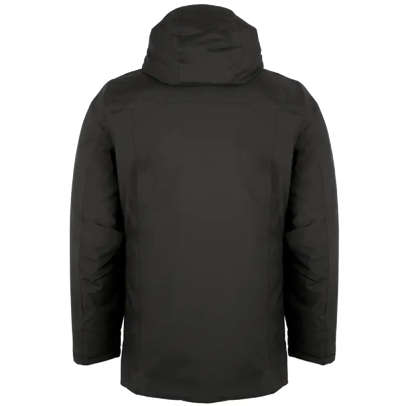 43707-Men's winter jacket PARK, black, back