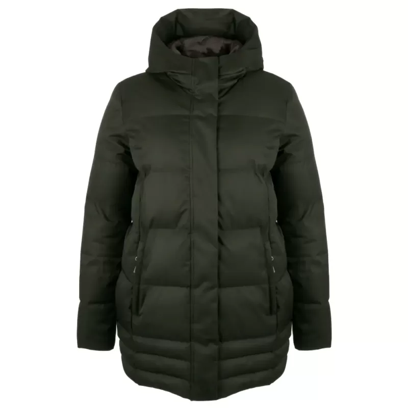 44737-Women's winter jacket COCOON, front, algae