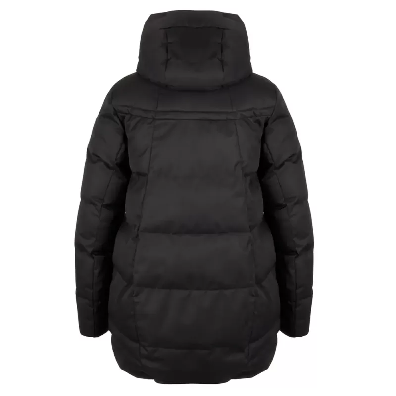 44737-Manteau d'hiver COCOON pour femme, dos, noir