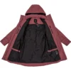 44747- Manteau d'hiver Sidekick pour femme, Baie, détails des 4 poches intérieures