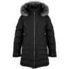 44758-ELEMENT women's winter jacket, front, black