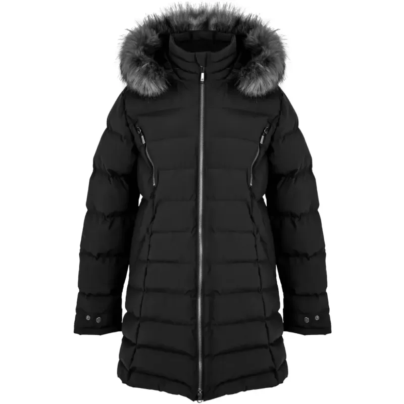 44758-Manteau d'hiver pour femme ELEMENT, devant, couleur noir