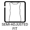 Semi-adjusted fit, women
