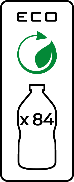 Logo Eco - 84 bouteilles recyclées