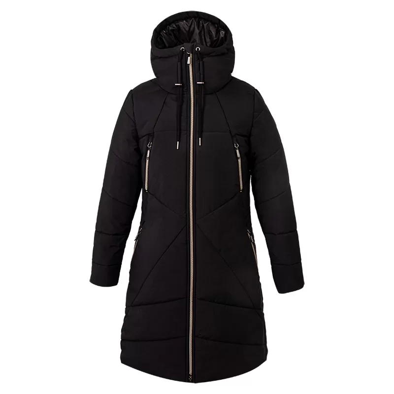44752 COSMO long winter coat, black, front