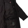44752-Manteau d'hiver Cosmo pour femme, Noir, logo bouteille