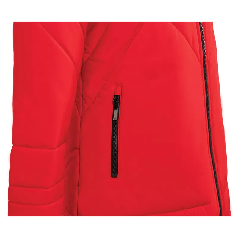 44778-Women's winter coat ROCKIES, Pekin, detail of the hand warmer pocket with zipper