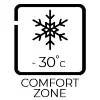 Comfort zone -30°C