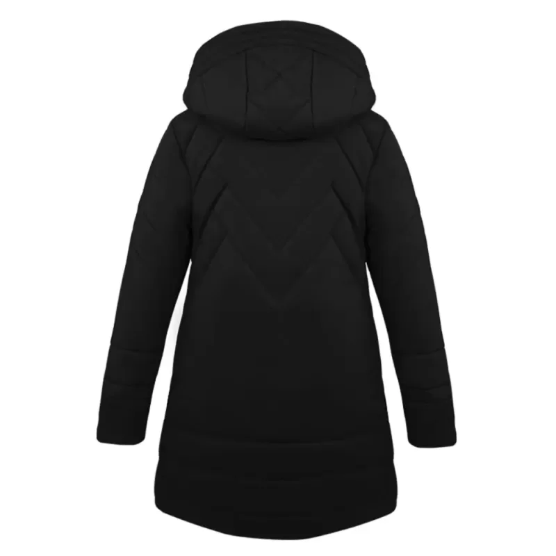 44778-Women's winter coat ROCKIES, black, back